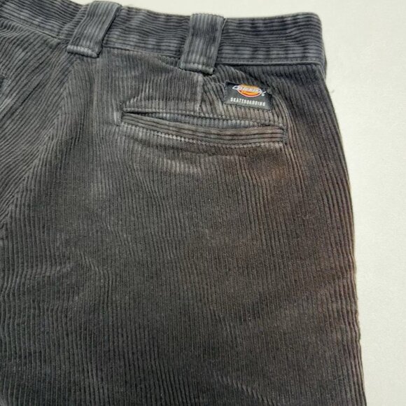 Dickies Corduroy Skateboarding Pants Mens 32x27 (x25) Faded Double Knee Loose - Picture 7 of 16
